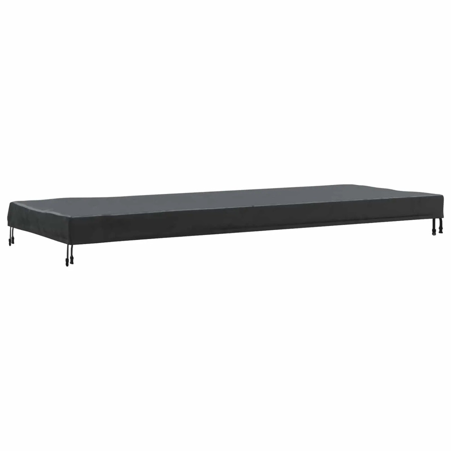 vidaXL Tischdecke aus Polyester in Schwarz, rechteckig, wasserabweisend und pflegeleicht - Bild 2