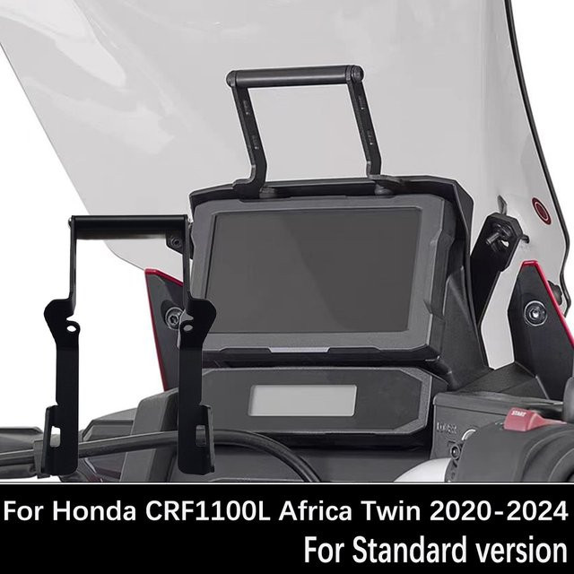 GPS-Board-Halterung mit USB-C für Honda CRF1100L Africa Twin (2020-2024), Schwarz - Bild 1