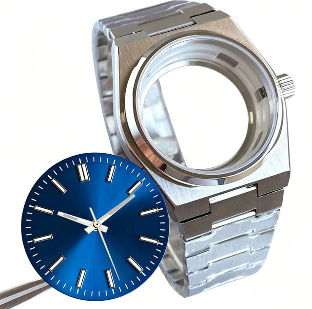 Tandorio Uhrengehäuse 40mm, 316L Edelstahl, Saphirglas, Unisex - Bild 1