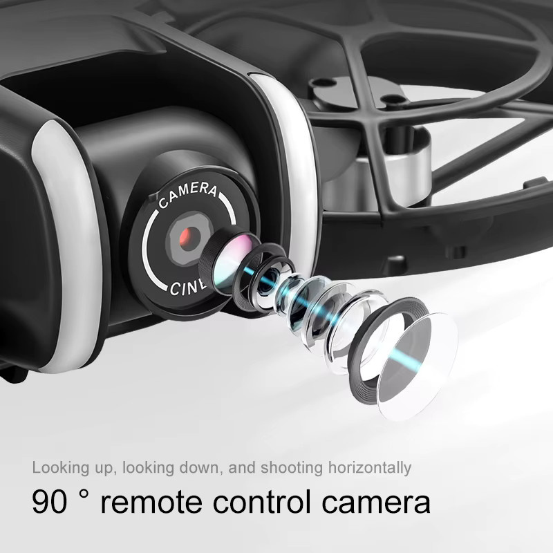 Lenovo D2 Drohne mit 8K HD Doppelkamera, GPS und intelligenter Hindernisvermeidung in Schwarz - Bild 3
