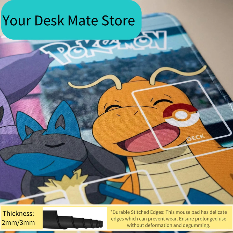 Potdemiel Pokémon Ash Ketchum Championship Celebration TCG-Spielmatte und Gaming-Mauspad, Zubehör - Bild 3