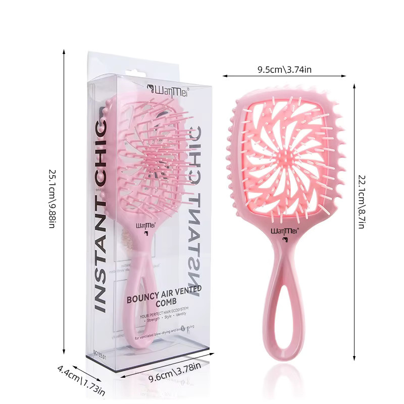 WANMEI Haarbürste, Unisex, für lockiges und trockenes Haar - Bild 4
