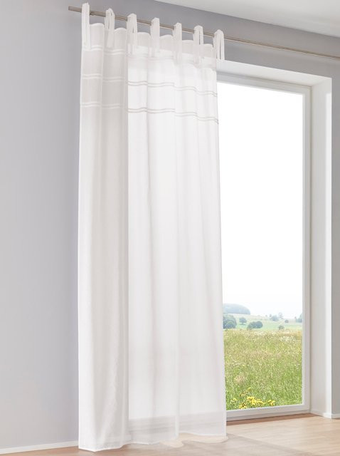Heine Home Dekostore in Weiß, semi-transparent, aus 100% Polyester - Bild 1