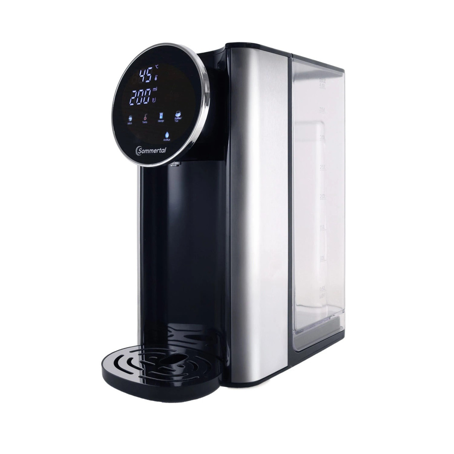 Sommertal Heißwasserspender HW400 mit Touch-Display, 4 l, Silber/Schwarz - Bild 2