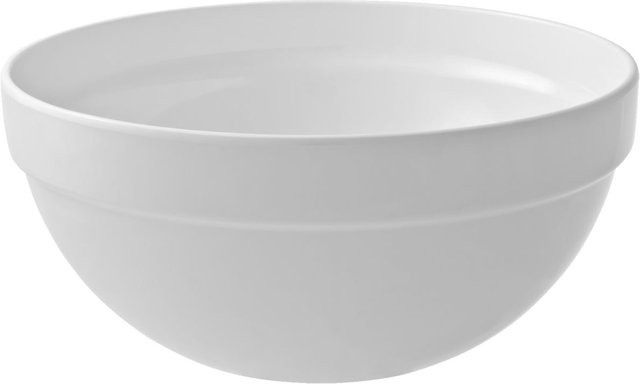 VEGA Buffetschale Sektion aus Melamin, weiß, rund, Durchmesser: 23 cm, Höhe: 10 cm, 2600 ml - Bild 1