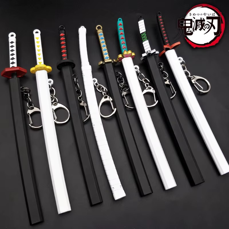 Bandai Demon Slayer Nichirin Schwert Schlüsselanhänger, 17 cm - Bild 3