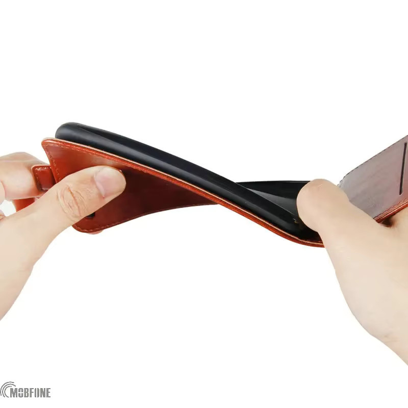 Luxus Retro Lederhülle für Xiaomi Redmi Note 14 Pro Plus 5G und Redmi Note 13 Pro 4G, Vertikale Buchhülle in Rot - Bild 2