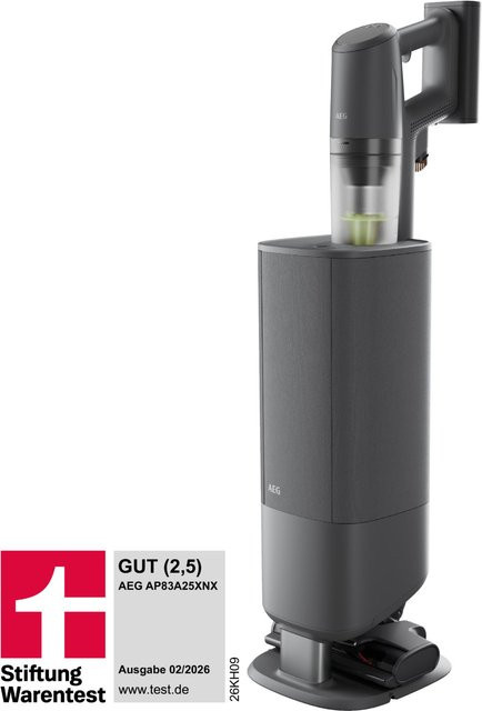 AEG Ultimate 8000 Akku-Stielstaubsauger AP83A25XNX in Dunkelgrau - Bild 1