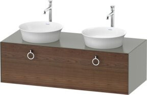 Duravit Waschtischunterschrank White Tulip in Weiß, B/T/H: 130 x 55 x 40,8 cm - Bild 1