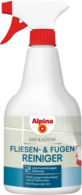 Alpina Fliesen- und Fugen-Reiniger für Bad & Küche, Transparent, 500 ml - Bild 1