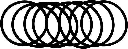 Lorch O-Ringe 814.0014.0, 10 Stück, Schwarz - Bild 1