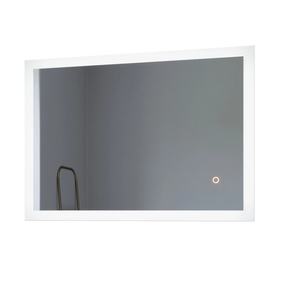 Aquabatos LED Badspiegel mit Dimmfunktion und Touch-Schalter, Rechteckig, Farbe: Silber/Weiß, Breite: 70 cm, Höhe: 50 cm - Bild 2