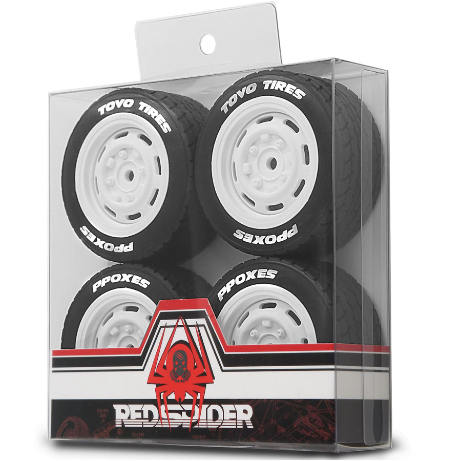 Wltoys RC-Autoreifen, 4-teiliges Set, 60 mm, 12 mm Sechskant, weiß - Bild 5