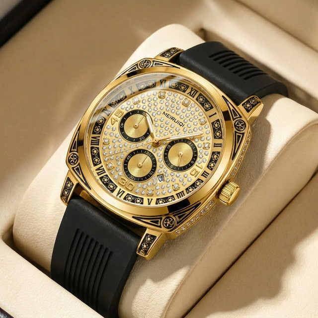 KIMSDUN Armbanduhr Quarz, Gold, Legierung, Herren - Bild 1