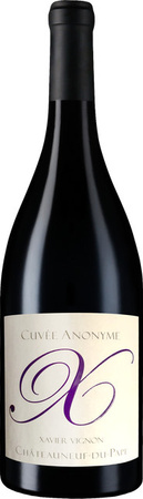 Xavier Vignon Rotwein Chateauneuf du Pape Cuvee Anonyme 2021, Grenache, Frankreich, 0,75 l