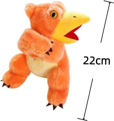 Yiran Health & Beauty Kleiner Drache Dinosaurier, Stoffpuppe, Schnapparmband - Bild 1