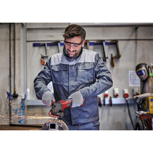 Einhell Power X-Change Akku-Winkelschleifer TE-AG 18/125-2 Li Kit 18V mit 4,0 Ah Akku und Ladegerät, Schwarz - Bild 3