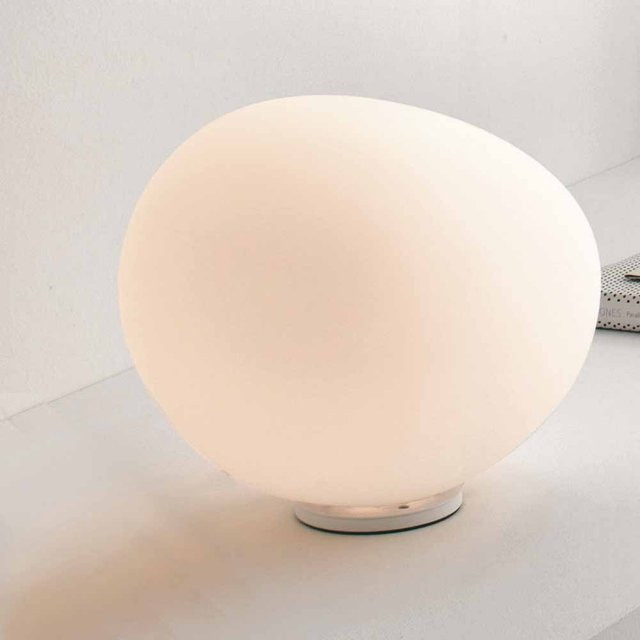 Foscarini Gregg Grande Tischleuchte in Weiß aus Glas - Bild 1