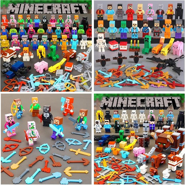 GAGAGIRL Minecraft Mini Figuren, Actionfiguren, 8-teiliges Set - Bild 1