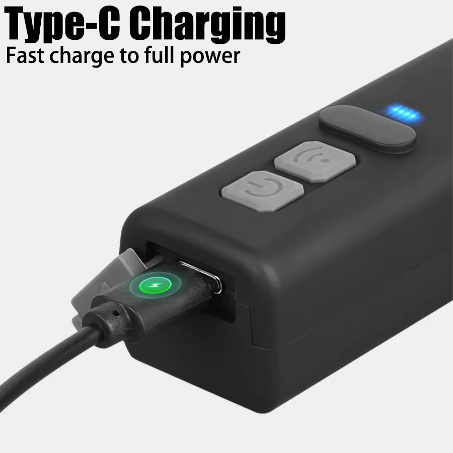 BALDR Ohrclip-Sensor-Stirnlampe mit LED, wiederaufladbar und wasserdicht, Farbe: Schwarz - Bild 2