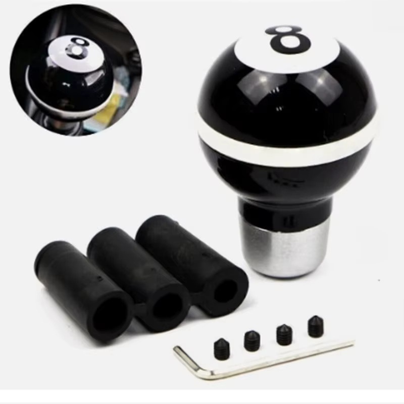 Universal Sphärischer Auto Schaltknauf für Manuelle Schalthebel in Schwarz - Bild 4