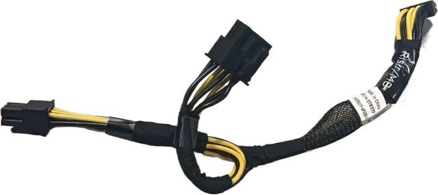 Dell Original TR5TP 0TR5TP GPU Stromkabel 8pin (6+2) Stecker für R740 R740XD Riser Grafikkarte in Schwarz - Bild 1