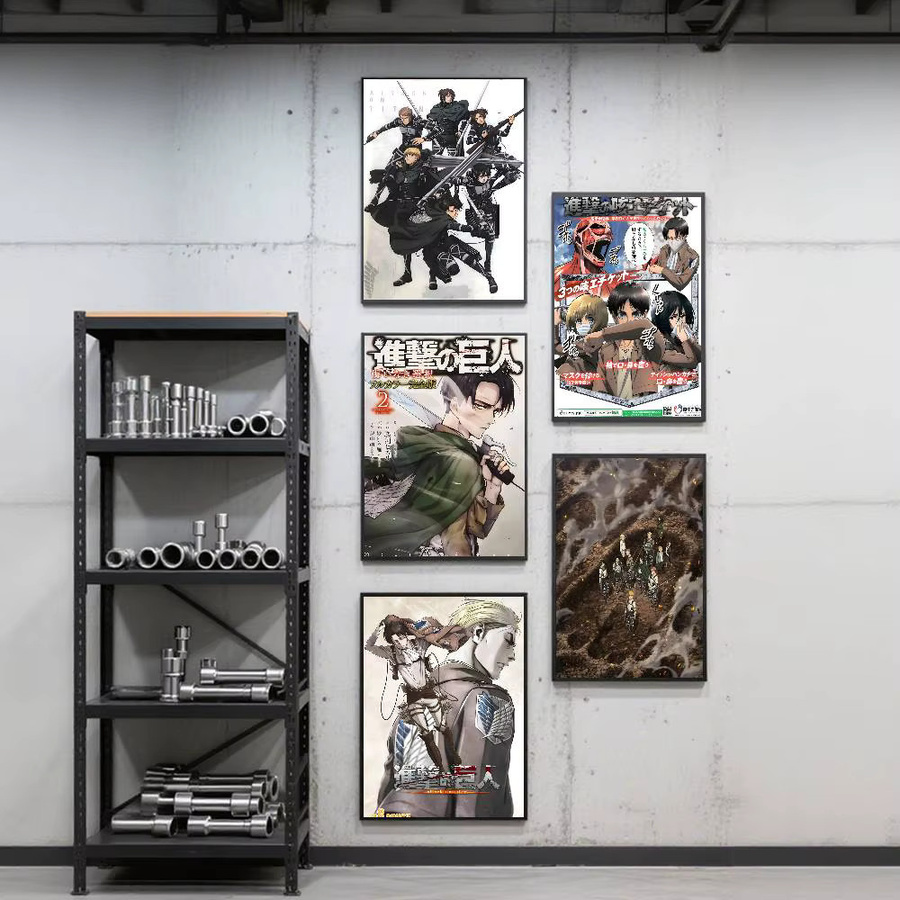 Kayou Anime-Poster Attack on Titan Final Season Kunstdruck aus Papier in Mehrfarbig, B/H: 15 x 10 cm - Bild 2