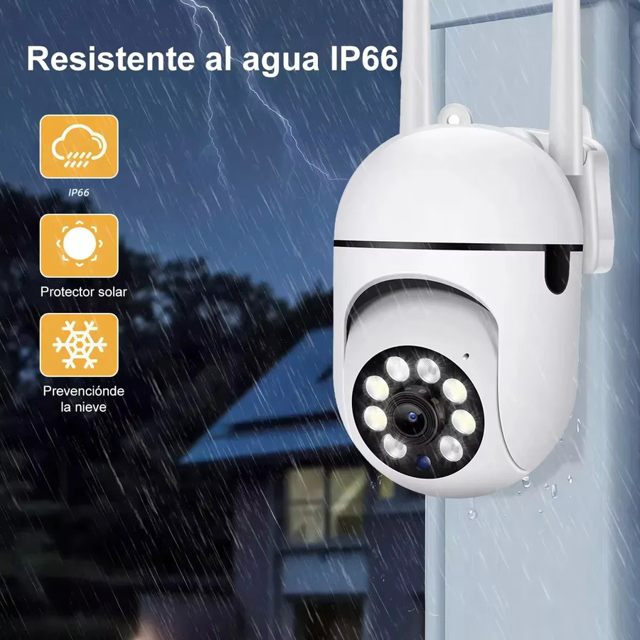 PEGATAH WLAN-Überwachungskamera mit 5 MP, kabellose IP-Kamera für den Außenbereich in Weiß mit Personen-Erkennung und automatischer Verfolgung - Bild 4