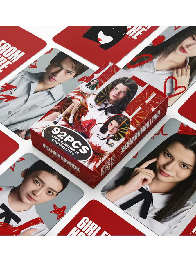 SeaKeen 92-teiliges Thai-Actor Fotokarten und Mini-Sticker-Set in Multicolour, HD-gedruckt und doppelseitig im LOMO-Stil für BL-Drama-Fans - Bild 6