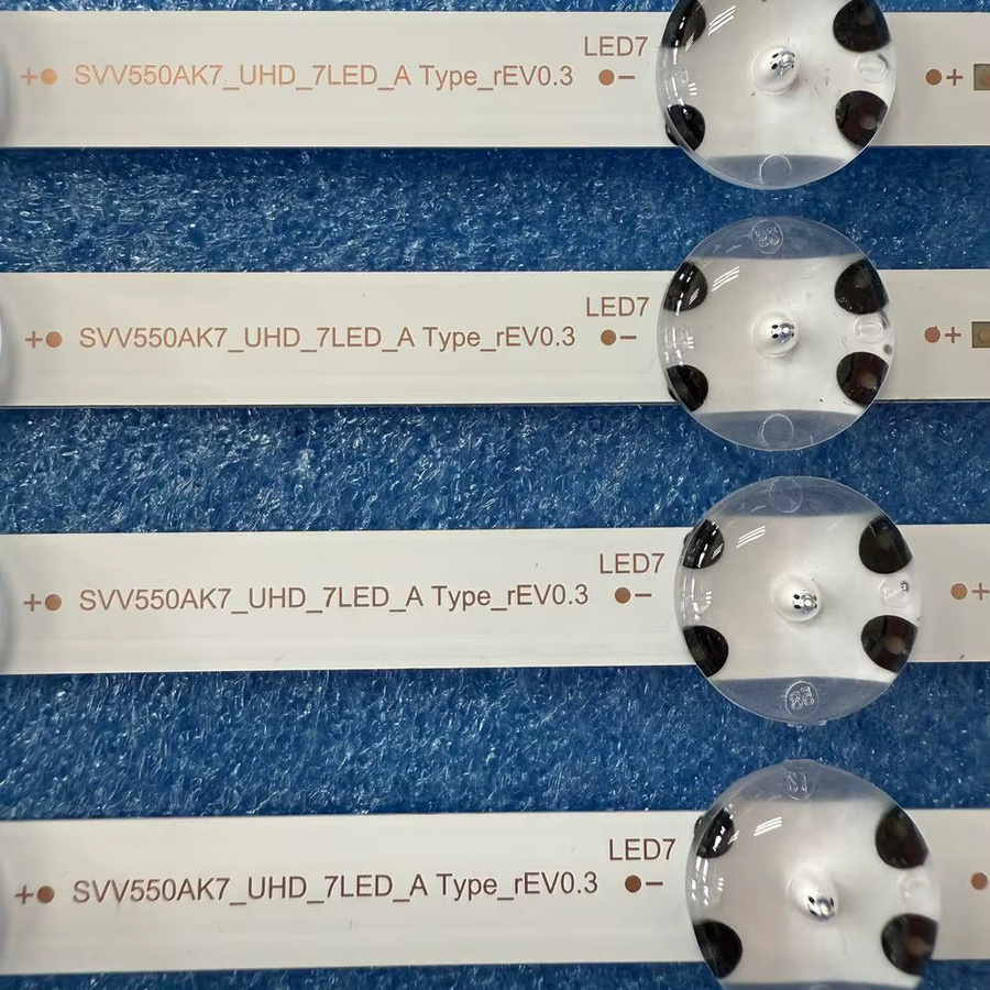 LED Hintergrundbeleuchtung Streifen in Weiß für Telefunken XU55D401 D55U296B4CW TE55292G37Z2P AYA A55UHD4805 Toshiba 55U6769DA 55U5763D - Bild 2