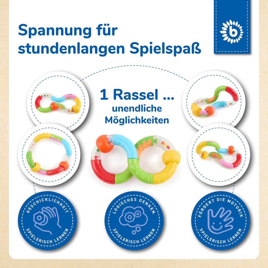 Bieco Rassel Greifling, ab 0 Jahre - Bild 2