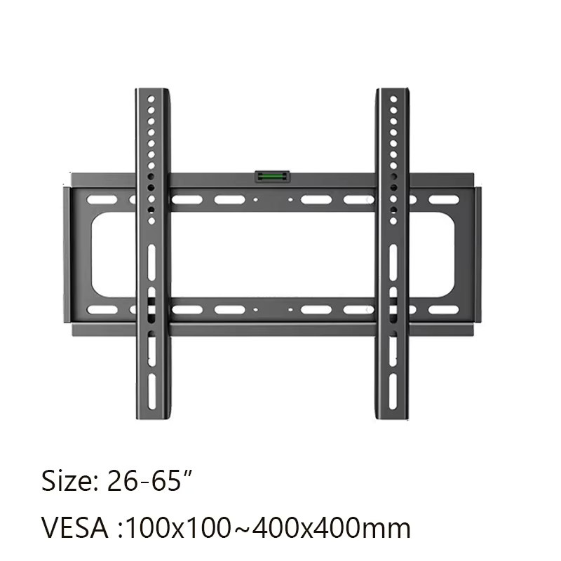 BEISHI Universelle TV-Wandhalterung für 26-63 Zoll LCD-LED-Monitore, verstellbare flache Wandhalterung in Schwarz - Bild 2