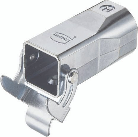 HARTING Kupplungsgehäuse aus Kunststoff in Silber, Artikelnummer 19 62 003 1755 - Bild 1