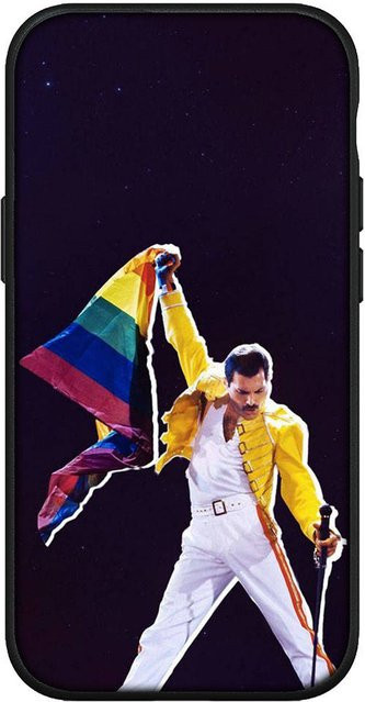 MINISO Handyhülle Freddie Mercury Design für iPhone, Samsung Galaxy, Xiaomi Redmi und weitere Modelle in Natur - Bild 1
