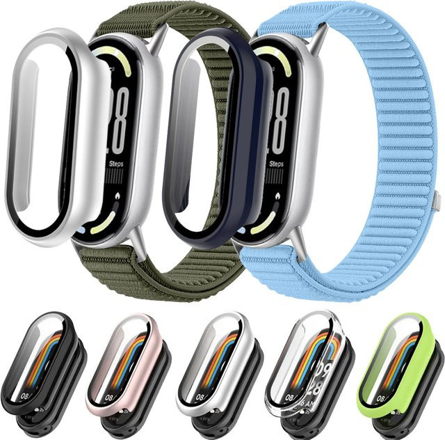 Xiaomi Displayschutzhülle, Schwarz, PC, Xiaomi Band 10 9 8 NFC - Bild 1