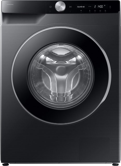Samsung Stand-Waschmaschine Frontlader WW90DG6U25LBU2 in Schwarz mit 9 kg Kapazität und 1400 U/min - Bild 1