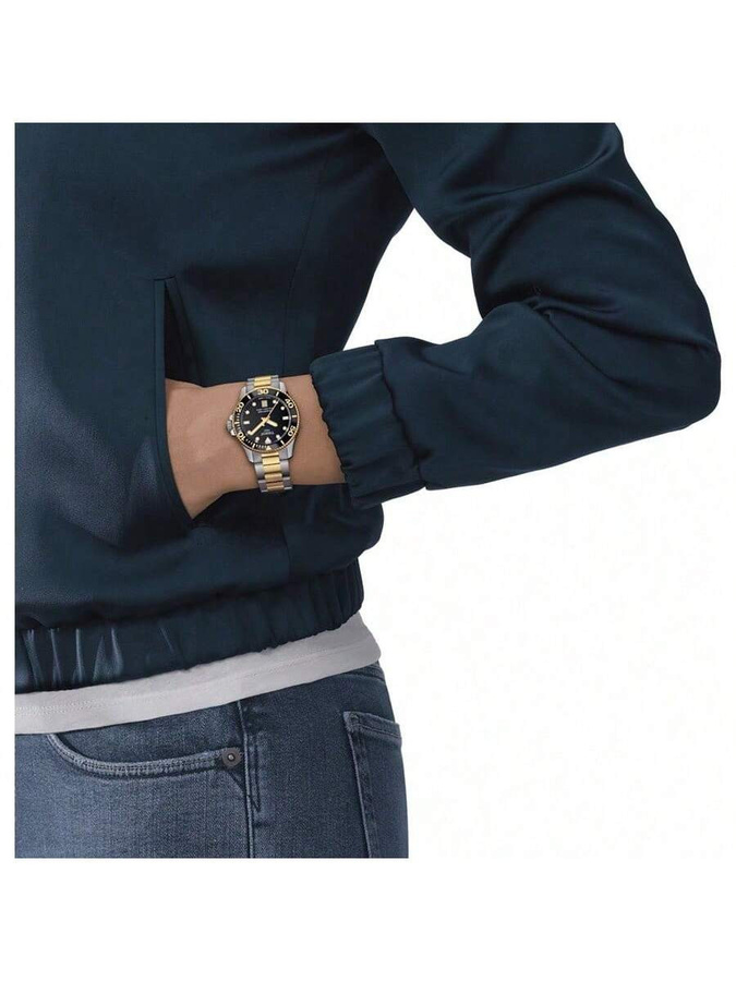 Tissot Armbanduhr Seastar 1000, Edelstahl, Quarz, 36 mm, Damen, Schwarz - Bild 3