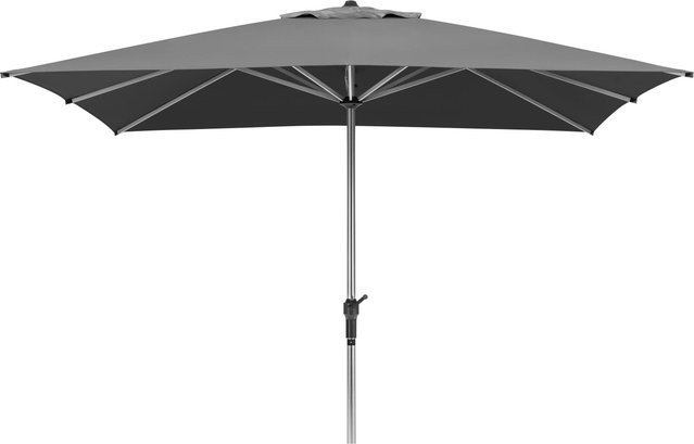 Schneider Balkonschirm Anthrazit mit Kurbelmechanik aus Aluminium und Polyester-Gewebe B/T/H: 325 x 325 x 275 cm - Bild 1