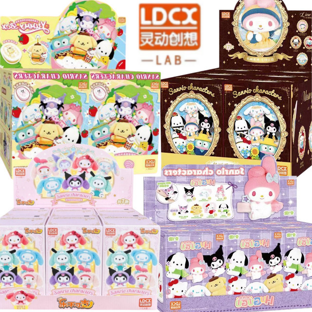 LDCX Sanrio My Melody Kuromi Cinnamoroll Pompompurin, Plüsch-Blindbox, ab 3 Jahren - Bild 1