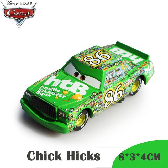 Disney Pixar Cars, McQueen Polizeiauto, 1:55, Metall, ab 4 Jahren - Bild 1