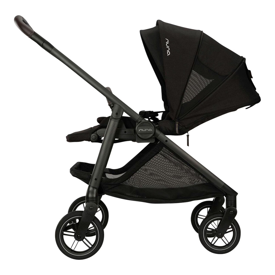 Nuna Kinderwagen SWIV Kombikinderwagen in Schwarz mit Federung und Schwenkrädern - Bild 2