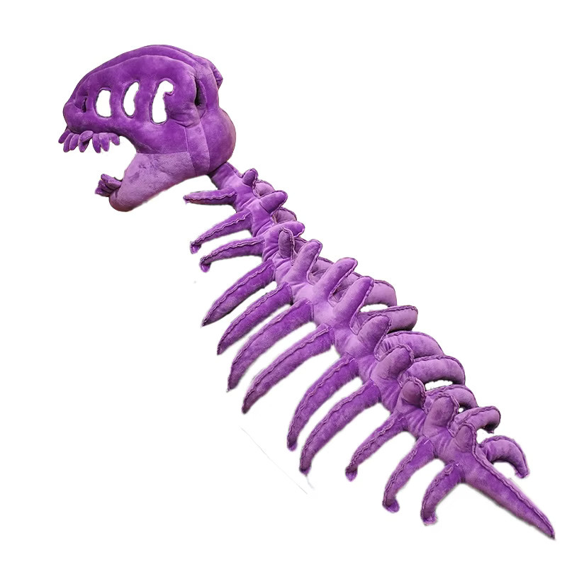blushbear Dinosaurier Skelett Schädel Wirbelsäule, Plüsch Spielzeug, Lila - Bild 3