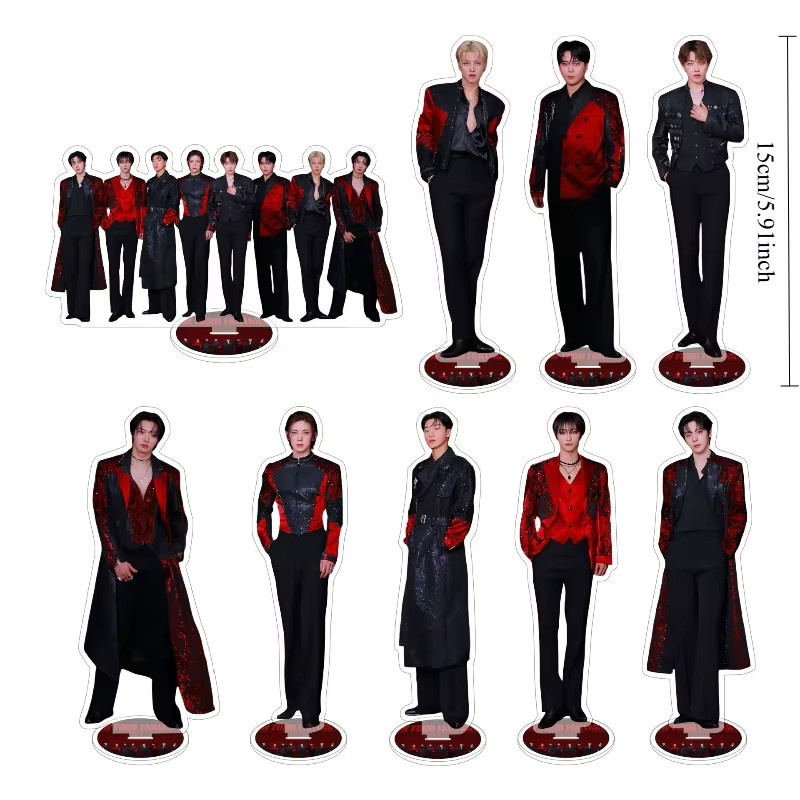 ATEEZ Acryl-Aufsteller, Anime-Charakter, Desktop-Ornament, 15cm - Bild 2