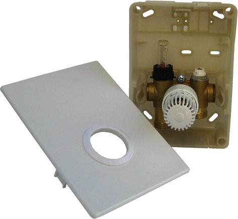 HoWaTech E-Regelbox mit Thermostat in Weiß, B/H/T: 15,6 x 21,1 x 6,4 cm - Bild 1