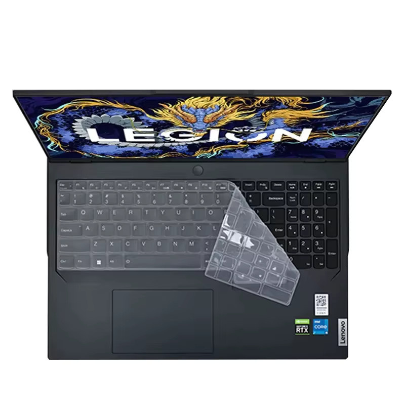 Lenovo Legion 5i Gen 10 15IAX10 15AHP Display-Schutzfolie und Tastaturfolie mit Privatsphäre-Funktion in Transparent - Bild 2