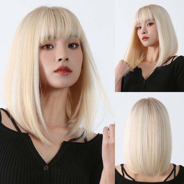 EASIHAIR Bob-Perücke, blond, synthetisch, Damen - Bild 1