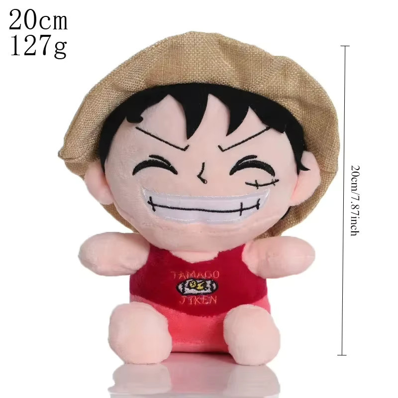 Bandai One Piece Plüschtiere, Zoro Luffy Chopper, Plüschpuppen Anhänger - Bild 2