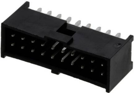 Molex 901301120 Stiftleiste mit Verriegelung, 20 Polzahl, 2 Reihen, Rastermaß: 2.54 mm, Schwarz - Bild 1