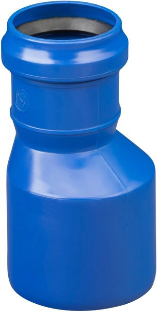 Marley HT Silent Abwasser-Rohrsystem Reduktion DN 110/75 in Grau und Blau - Bild 1