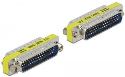 Delock 65203 VGA Adapter Silber mit 1x D-SUB-Stecker 50pol. und 1x D-SUB-Buchse 50pol. - Bild 1